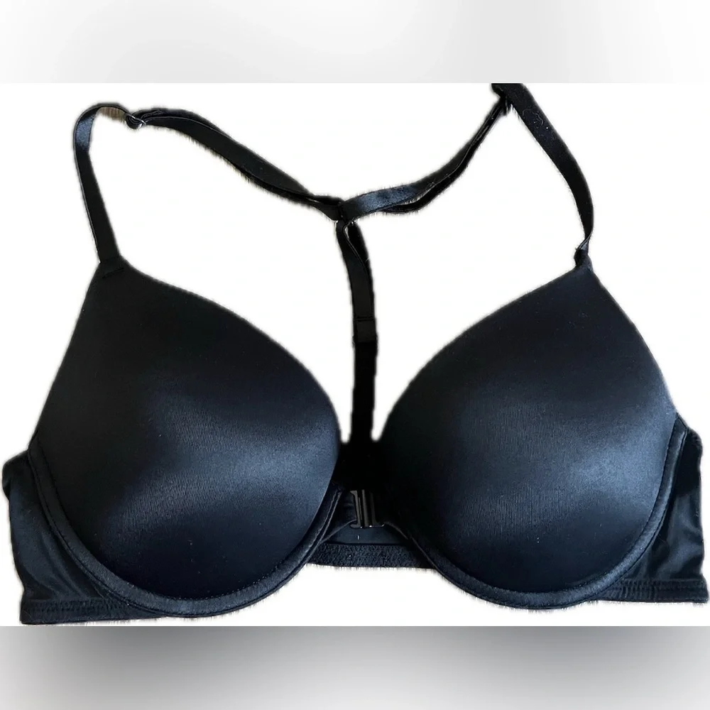 PINK Victoria's Secret Black Push Up Bra. Size 34B. Excellent condition. - Picture 5 of 10